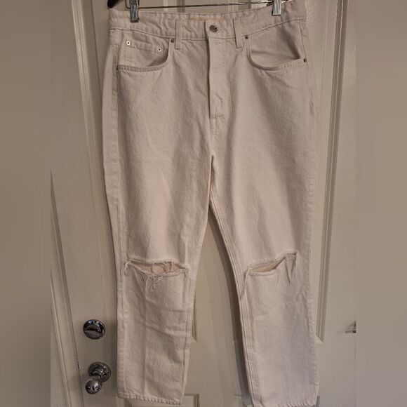 GRLFRND  white high rise skinny jeans size 30 - Picture 1 of 9